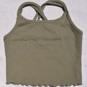 Olive Girls Tank Top